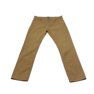 Gap Slim Lightweight Canvas Brown Pants Men’s Size 34x30 Preppy